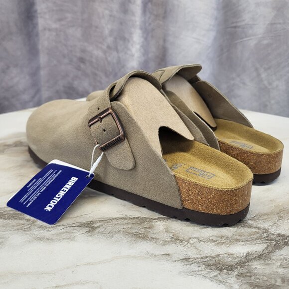 Birkenstock Tan Suede Loafers - Picture 8 of 15